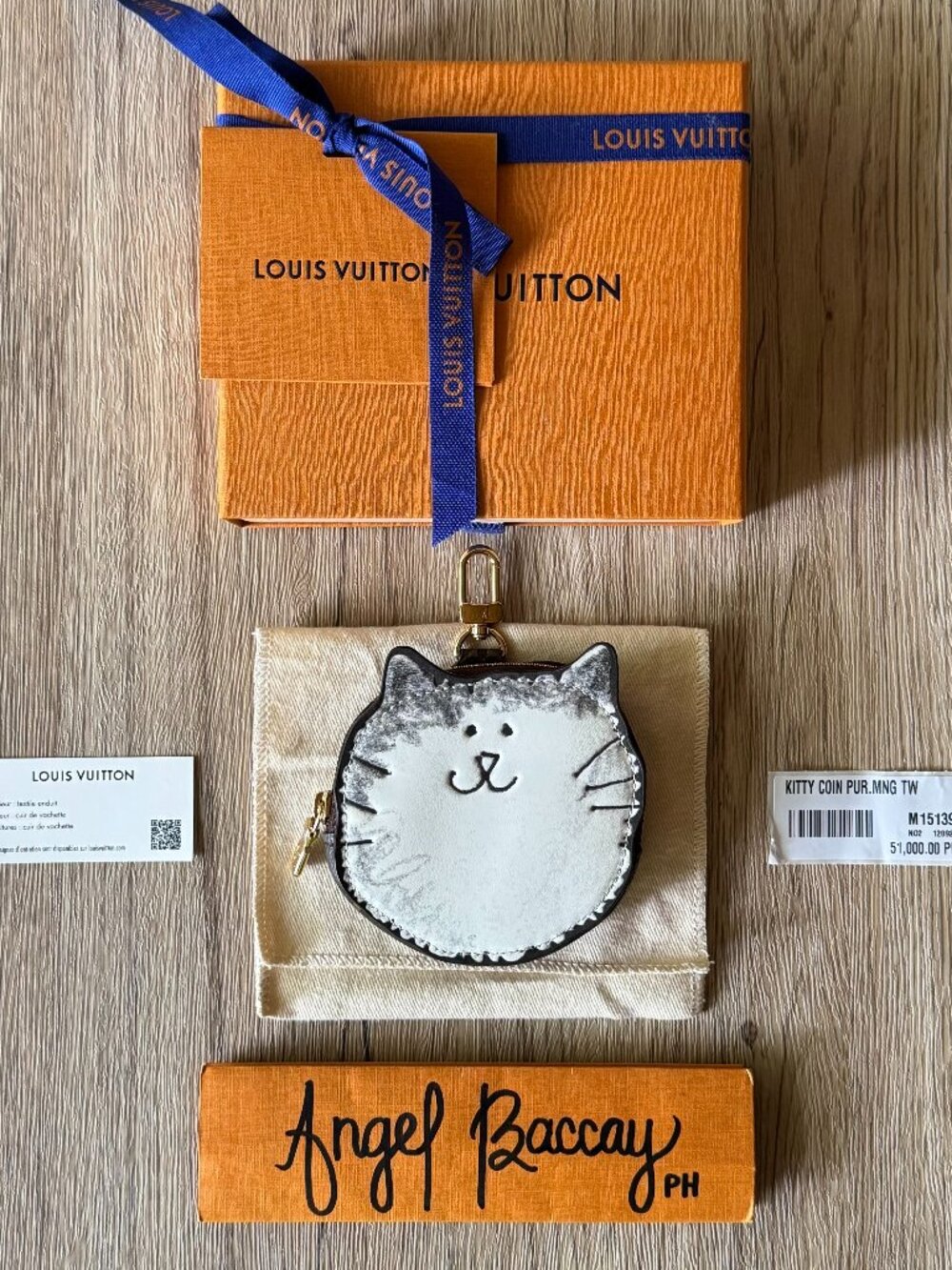 Louis Vuitton Travels with Grace Coddington Kitty Coin Purse